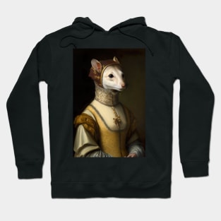 Lady Ermine Classic Portrait Hoodie